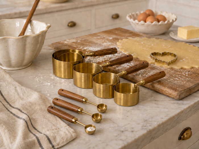 The Ashbourne Gold Measuring Set