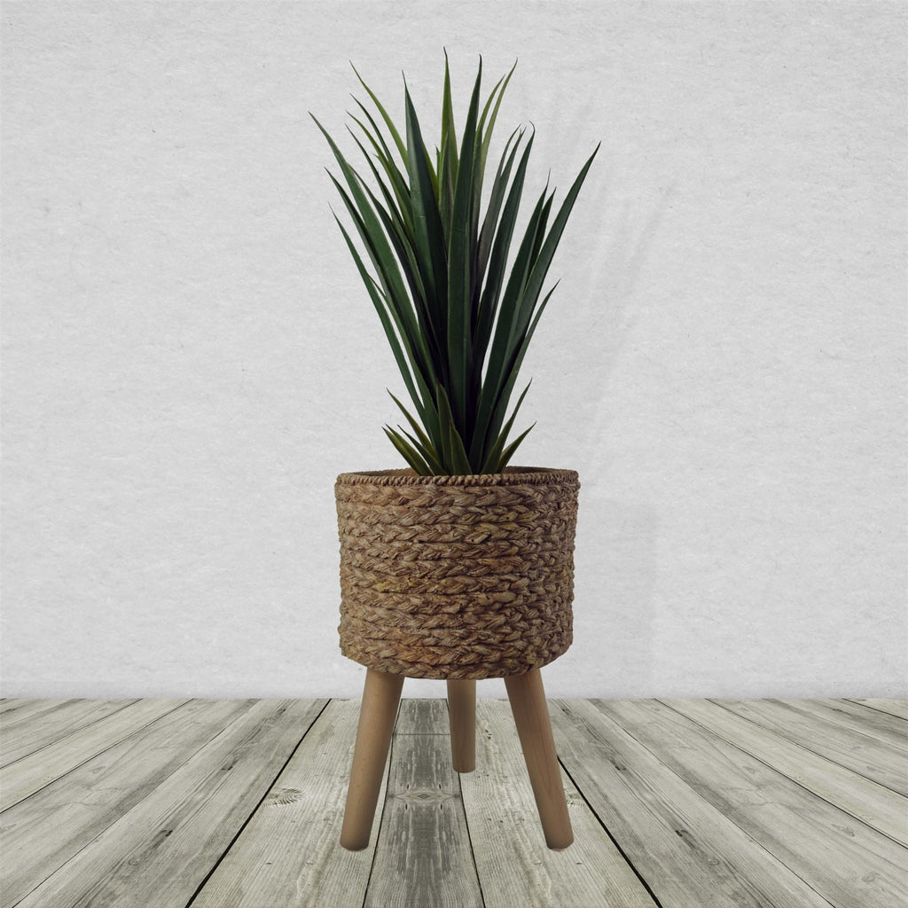 Woven Effect Composite Planter-1