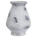 Naxos Large Antique White Vase - Antique White Decorative Vase