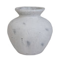 Darcy Antique White Vase - Antique White Ceramic Decorative Vase-0