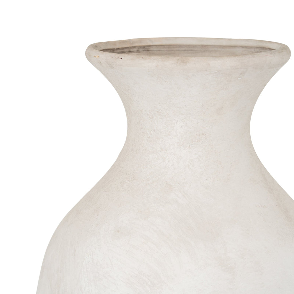 Darcy Ople Stone Vase - Stone Ceramic Decorative Vase