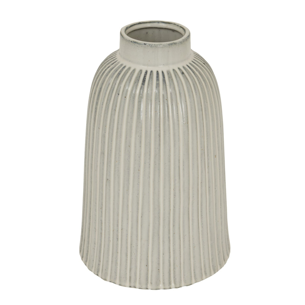 Monte Large Bell Vase - Stone Glass Decorative Vase-0