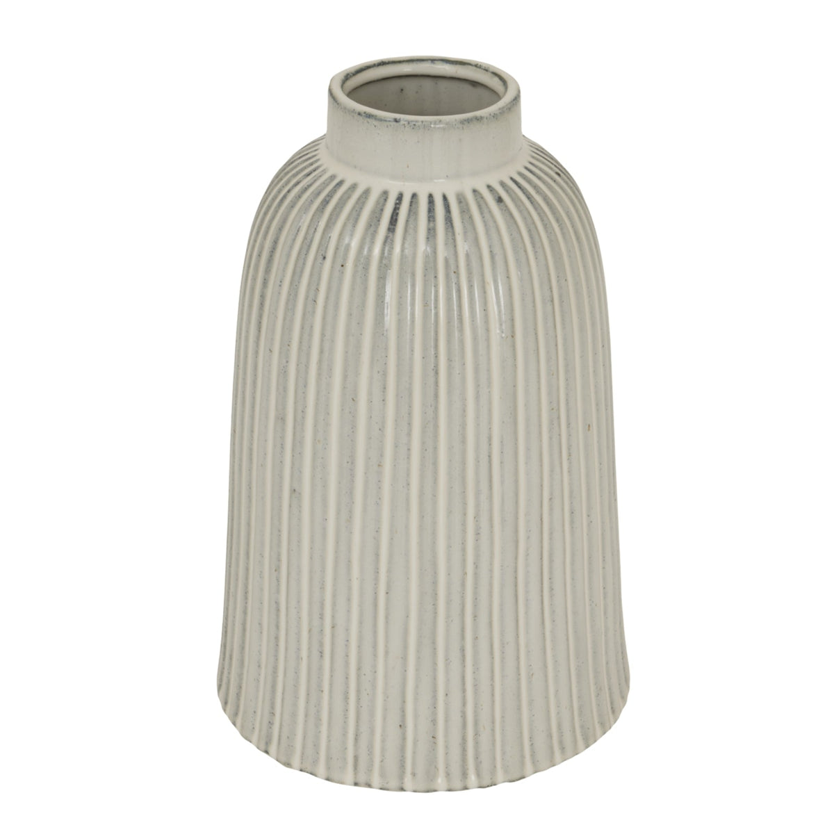 Monte Large Bell Vase - Stone Glass Decorative Vase-0