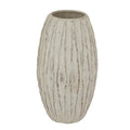 Lorenzo Large Fin Vase - Stone Ceramic Decorative Vase-0