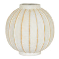 Grove Large Globe Vase - Stone Stoneware Decorative Vase
