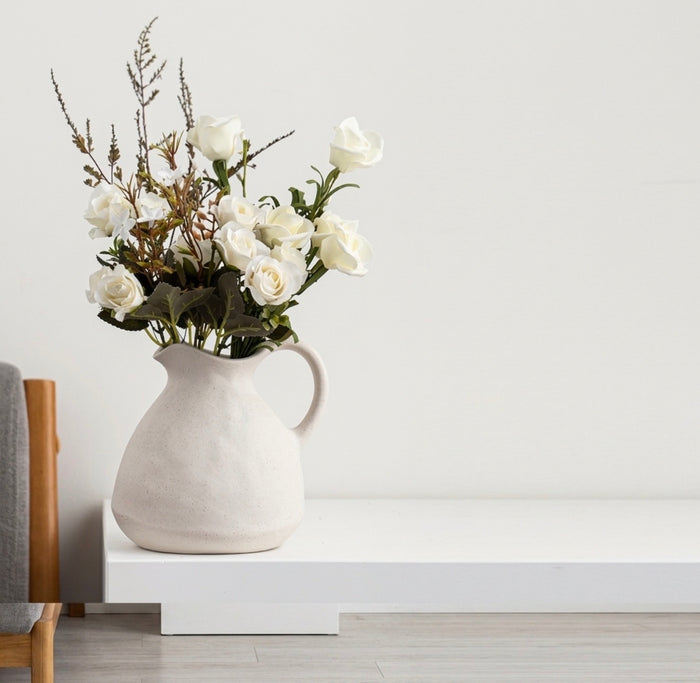 The Elowen Ceramic Pitcher Vase