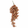70cm Artificial Trailing Leaf Spray Stem - Dusty Orange-0