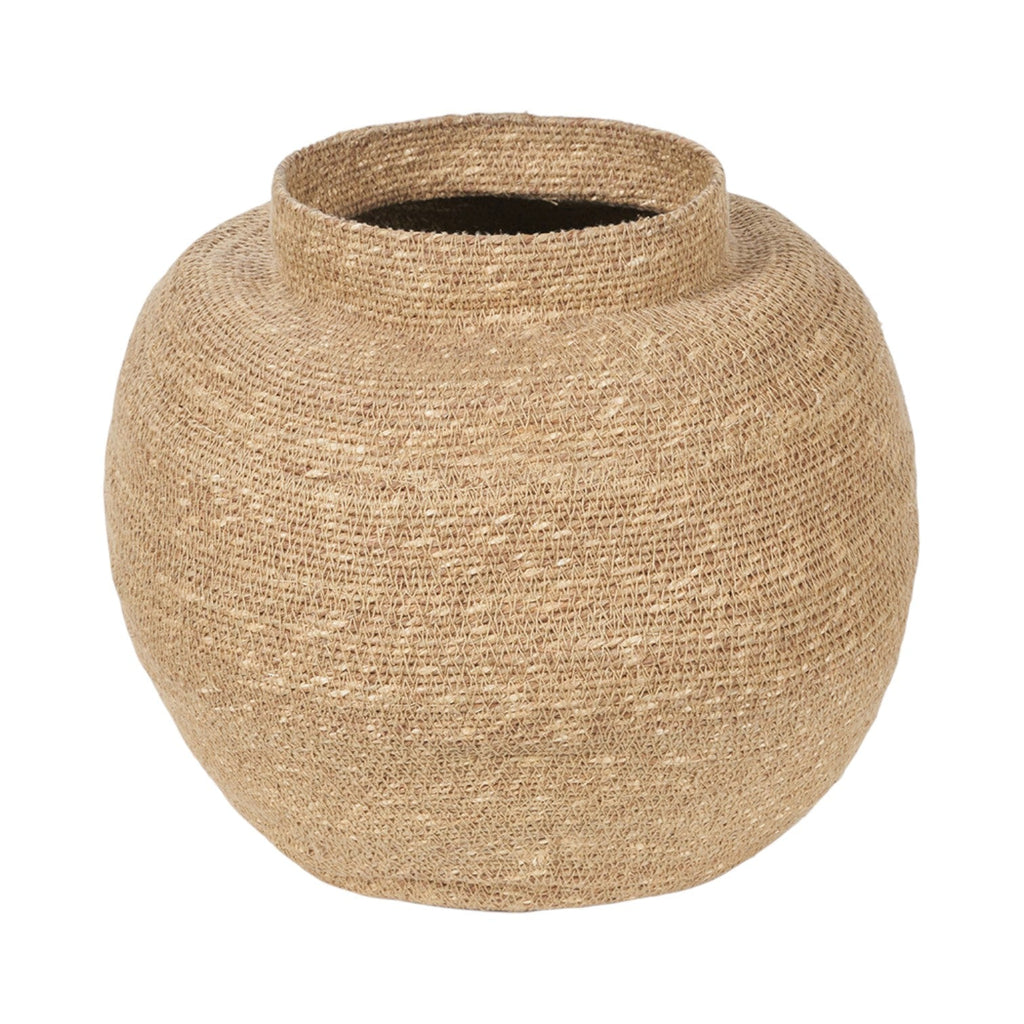 Seagrass Natural Urn Shaped Basket