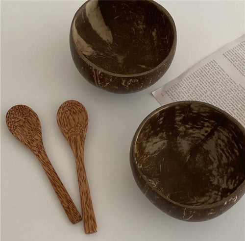 The Sienna Coconut Bowl Set – Set of Two