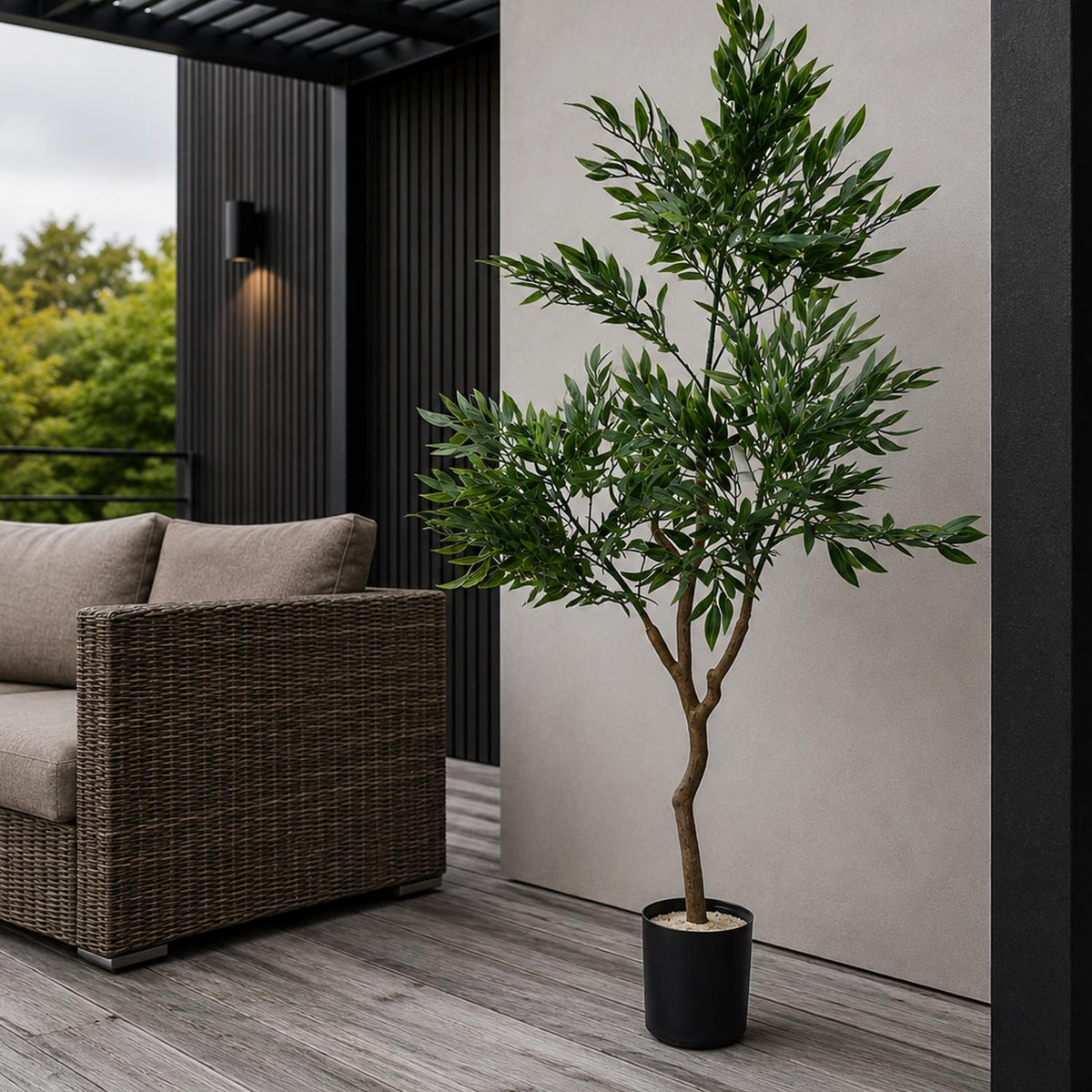 Leaf Design Artificial Ficus Leaf Tree