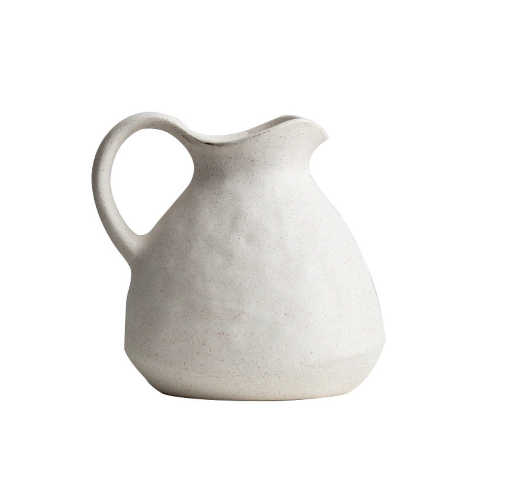 The Elowen Ceramic Pitcher Vase