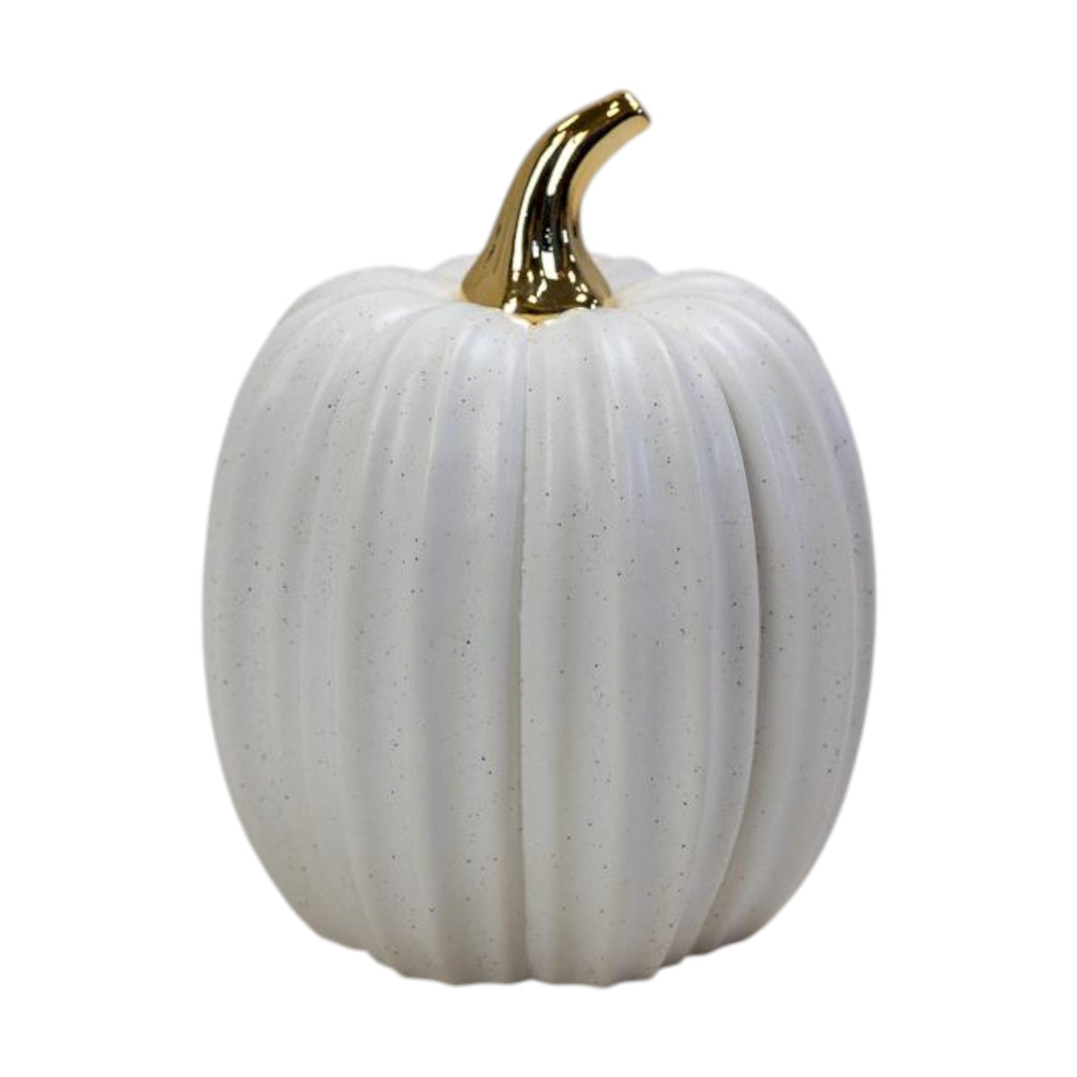 White Ceramic Pumpkin