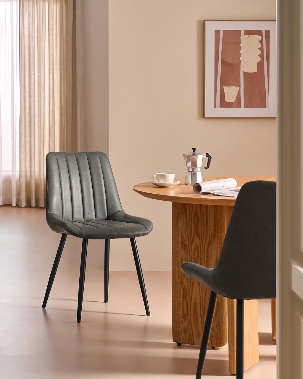 Clair Faux Leather Dining Chairs