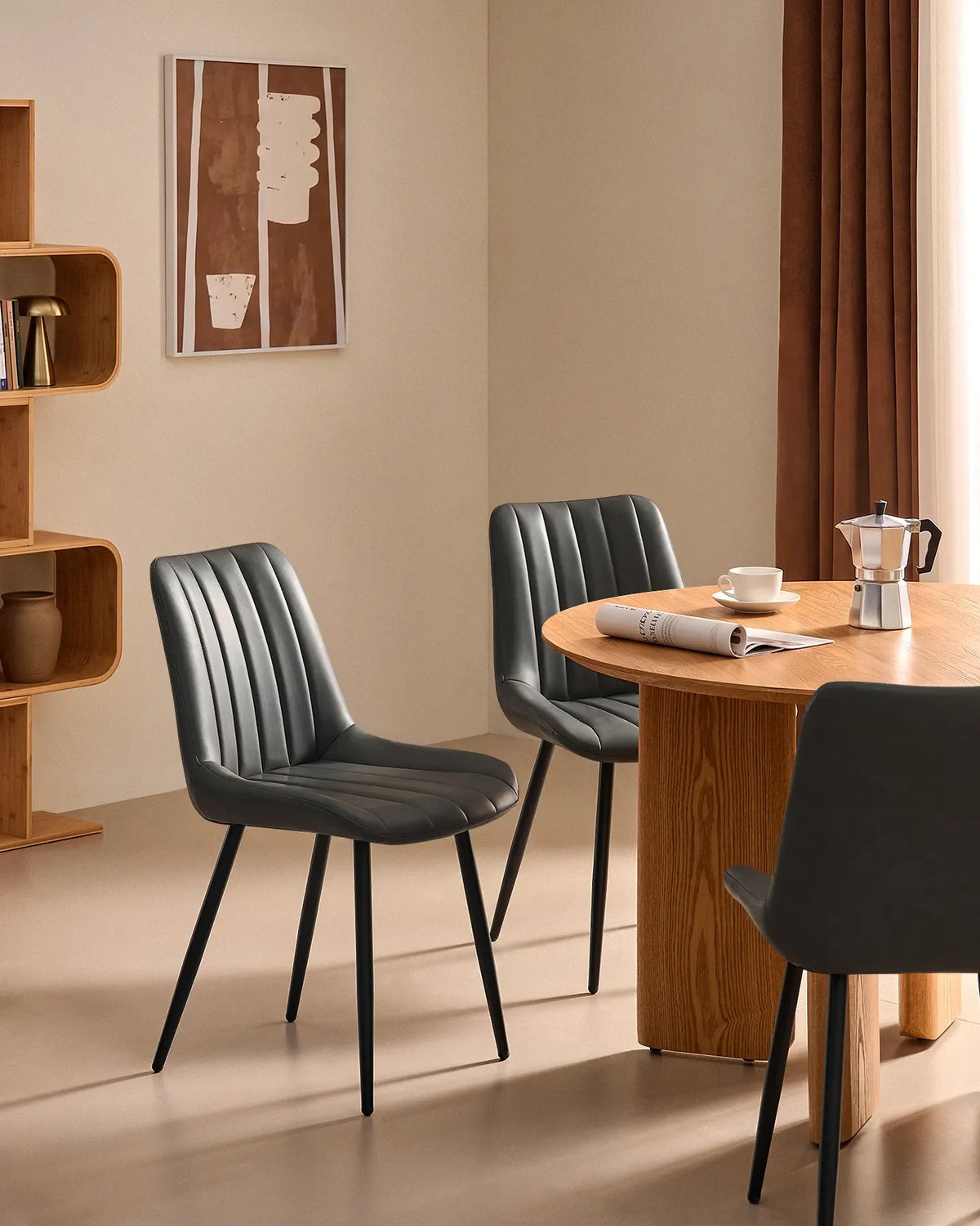 Clair Faux Leather Dining Chairs