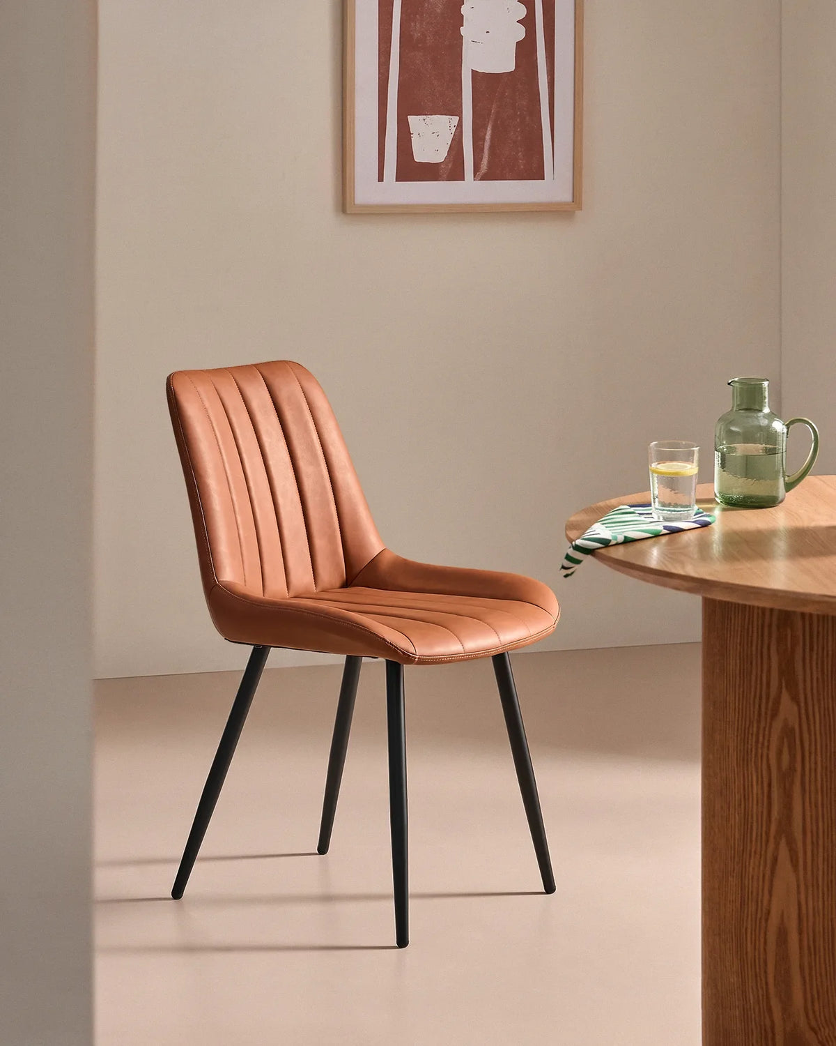 Clair Faux Leather Dining Chairs