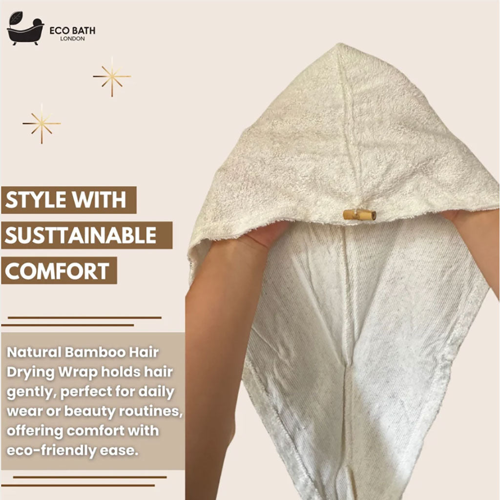 Eco Bath London Bamboo Hair Drying Wrap-2