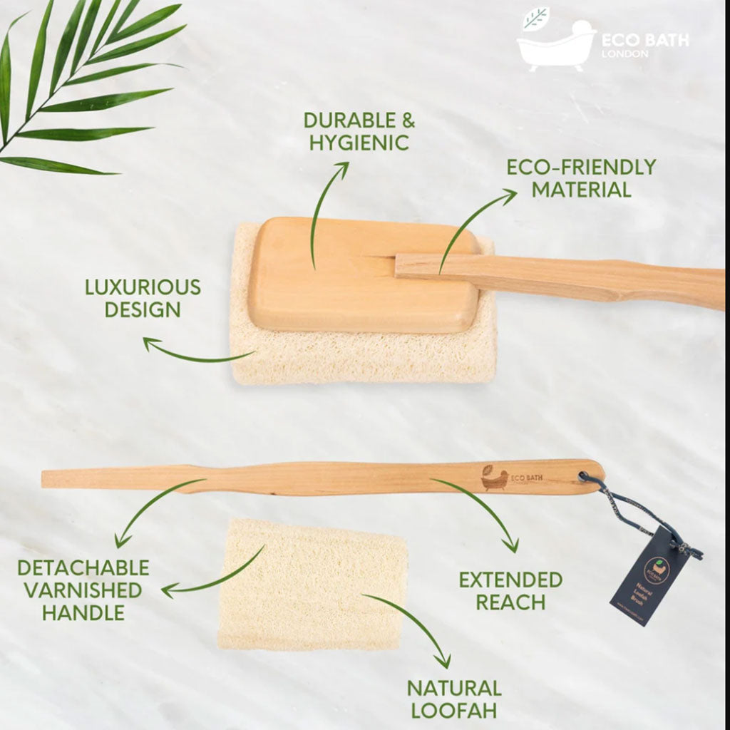 Eco Bath London Natural Loofah Brush