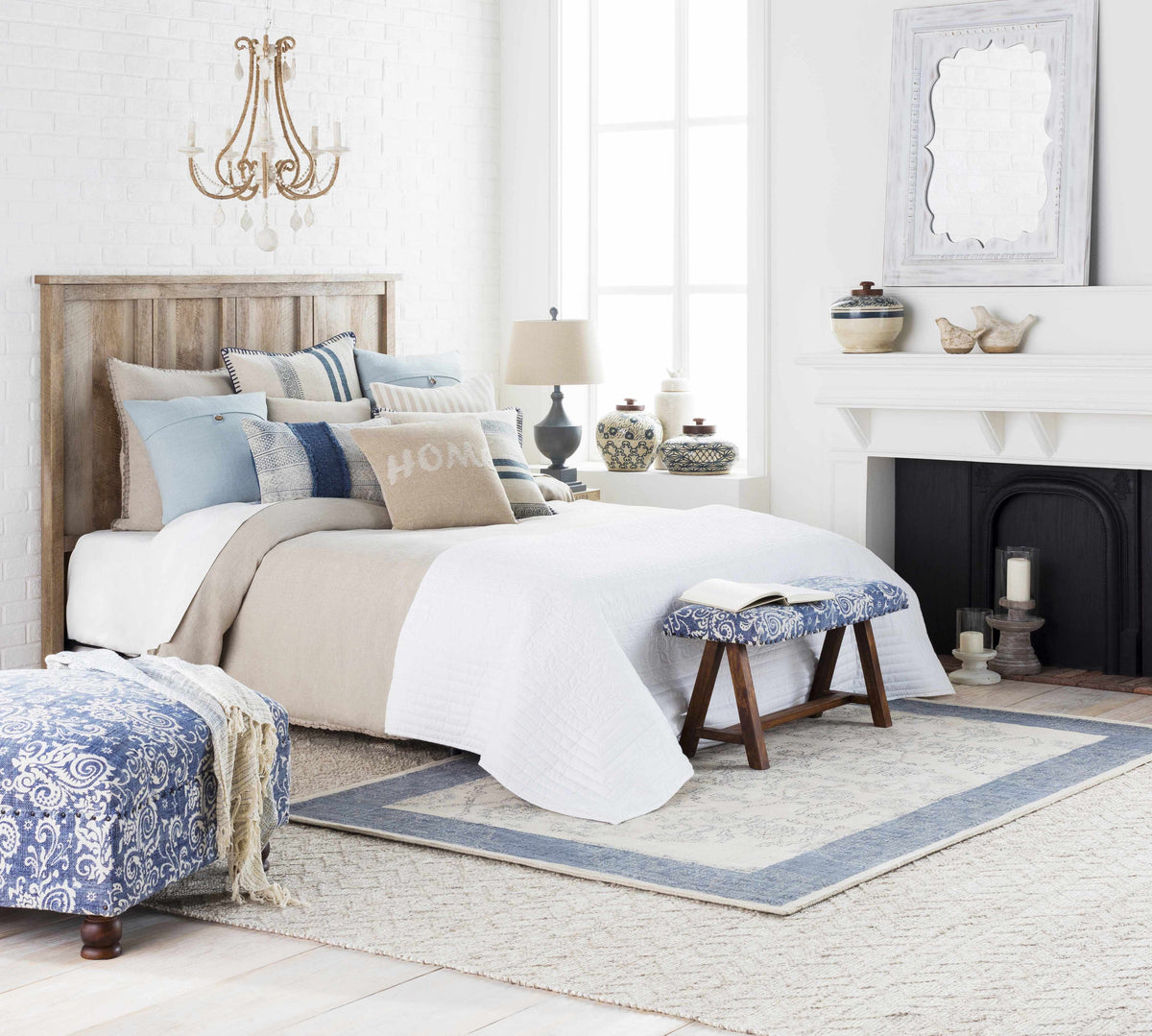 The White Hotel Luxe Bedding With Pillows
