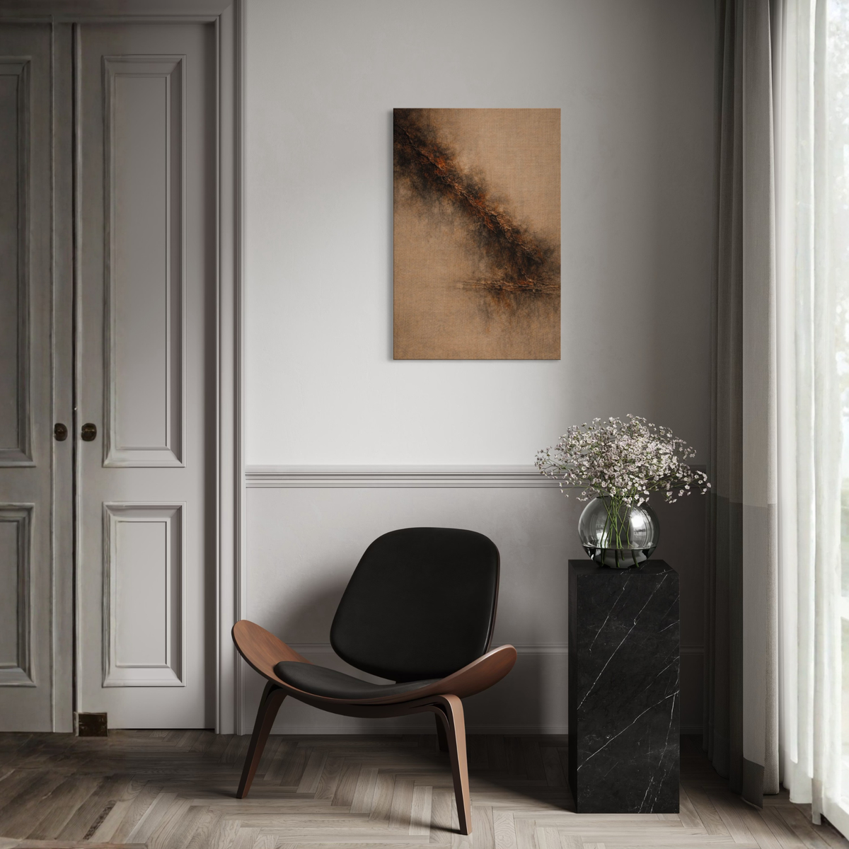STRATA II — Diagonal Shear Wall Art