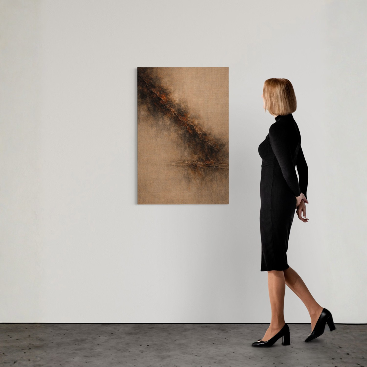 STRATA II — Diagonal Shear Wall Art