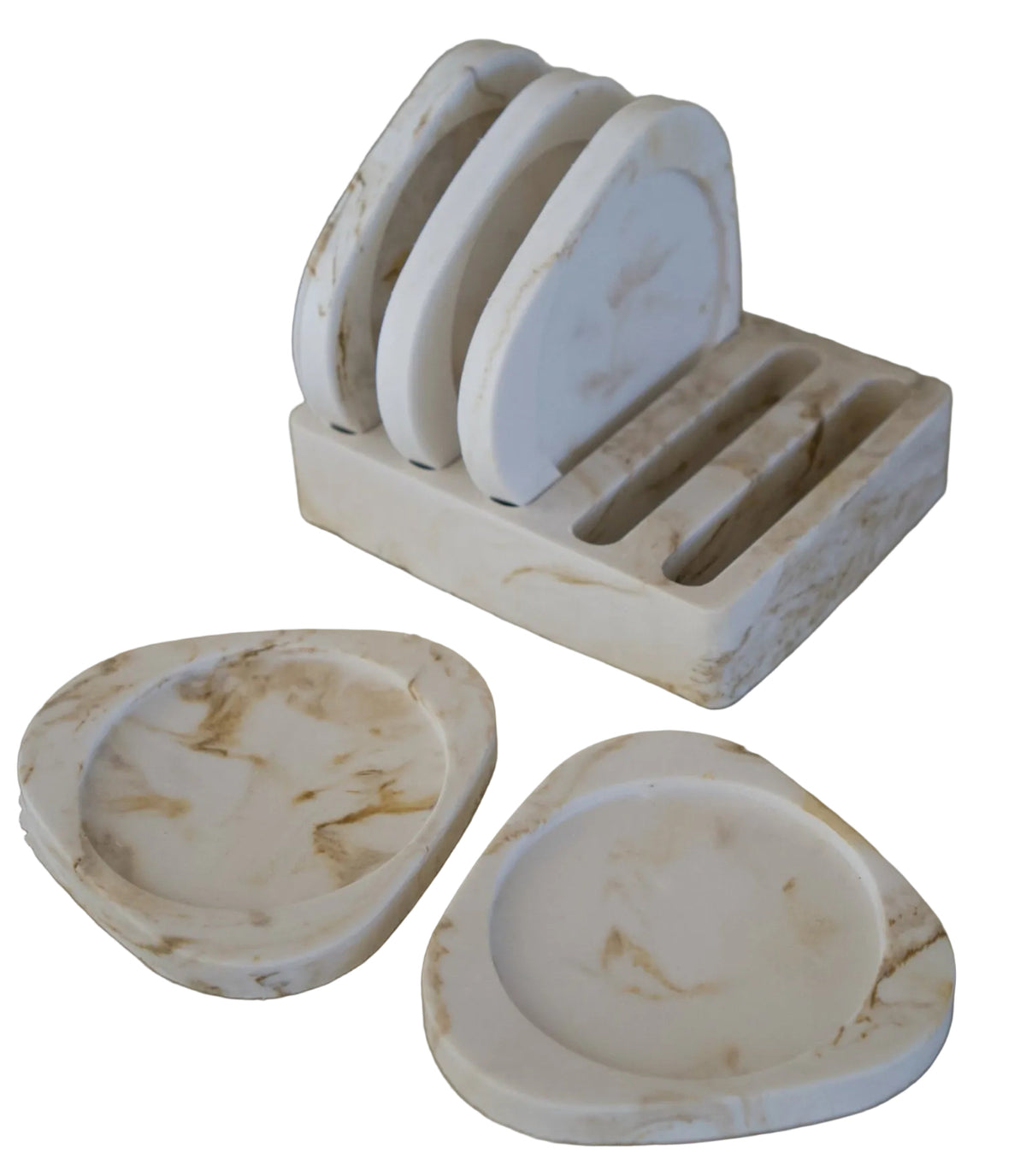 Coaster Set with Stand