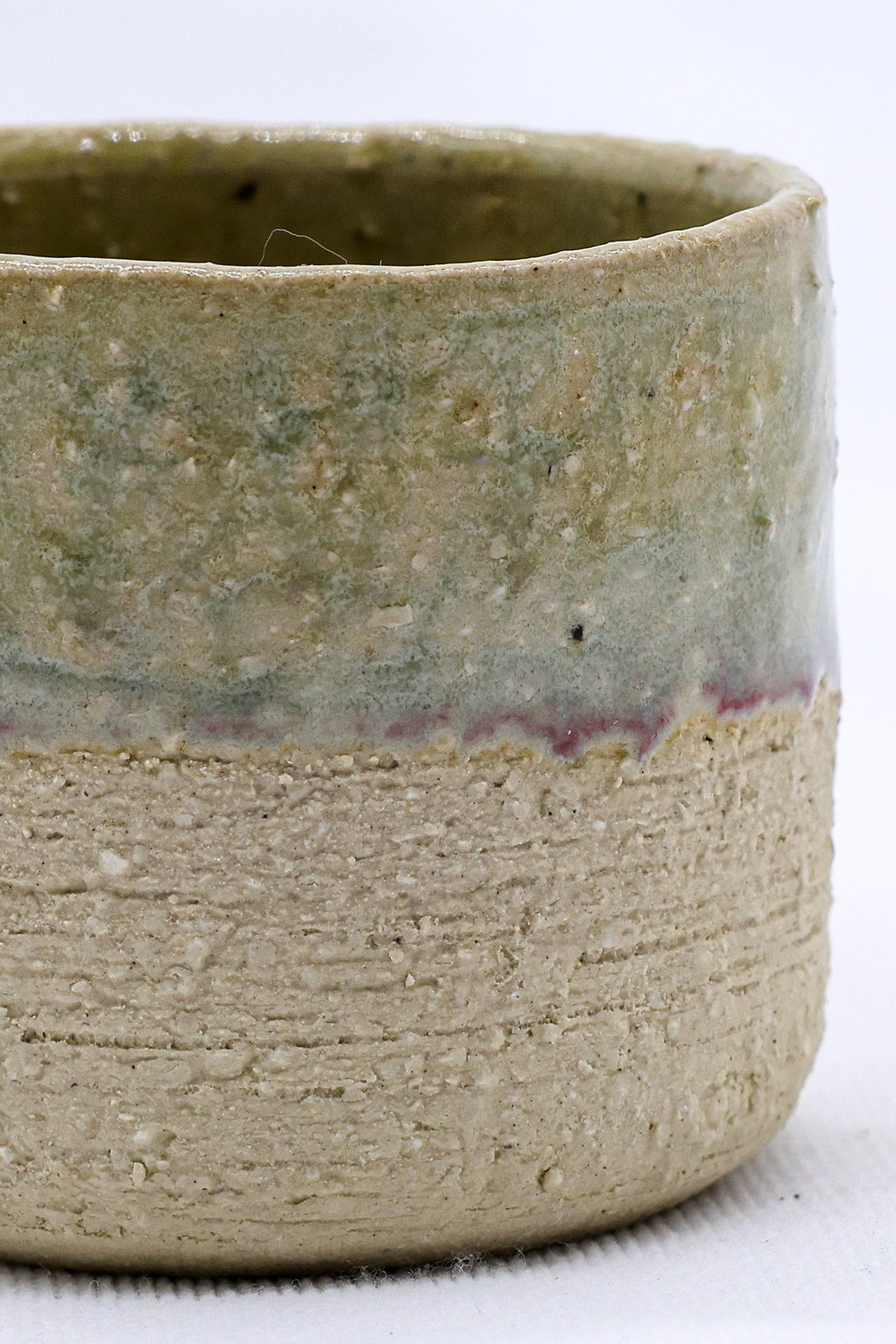 Beige Picollo Handmade Ceramic Milled Stoneware Espresso Mug