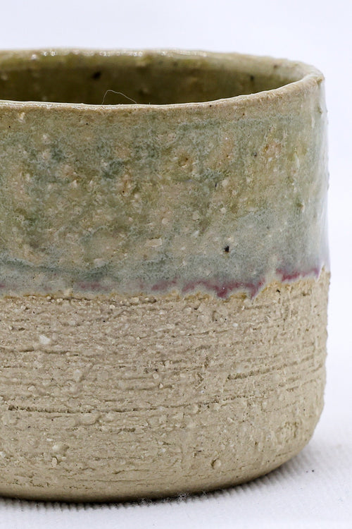 Beige Picollo Handmade Ceramic Milled Stoneware Espresso Mug