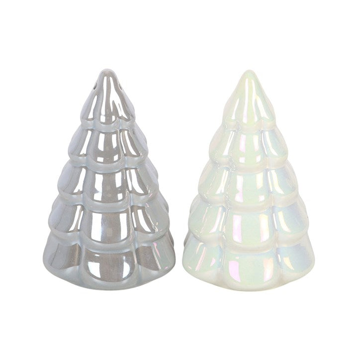 Iridescent Fir Tree Salt and Pepper Shakers-1