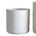 Aurella White Mist  Medium Concrete Cylinder Planter