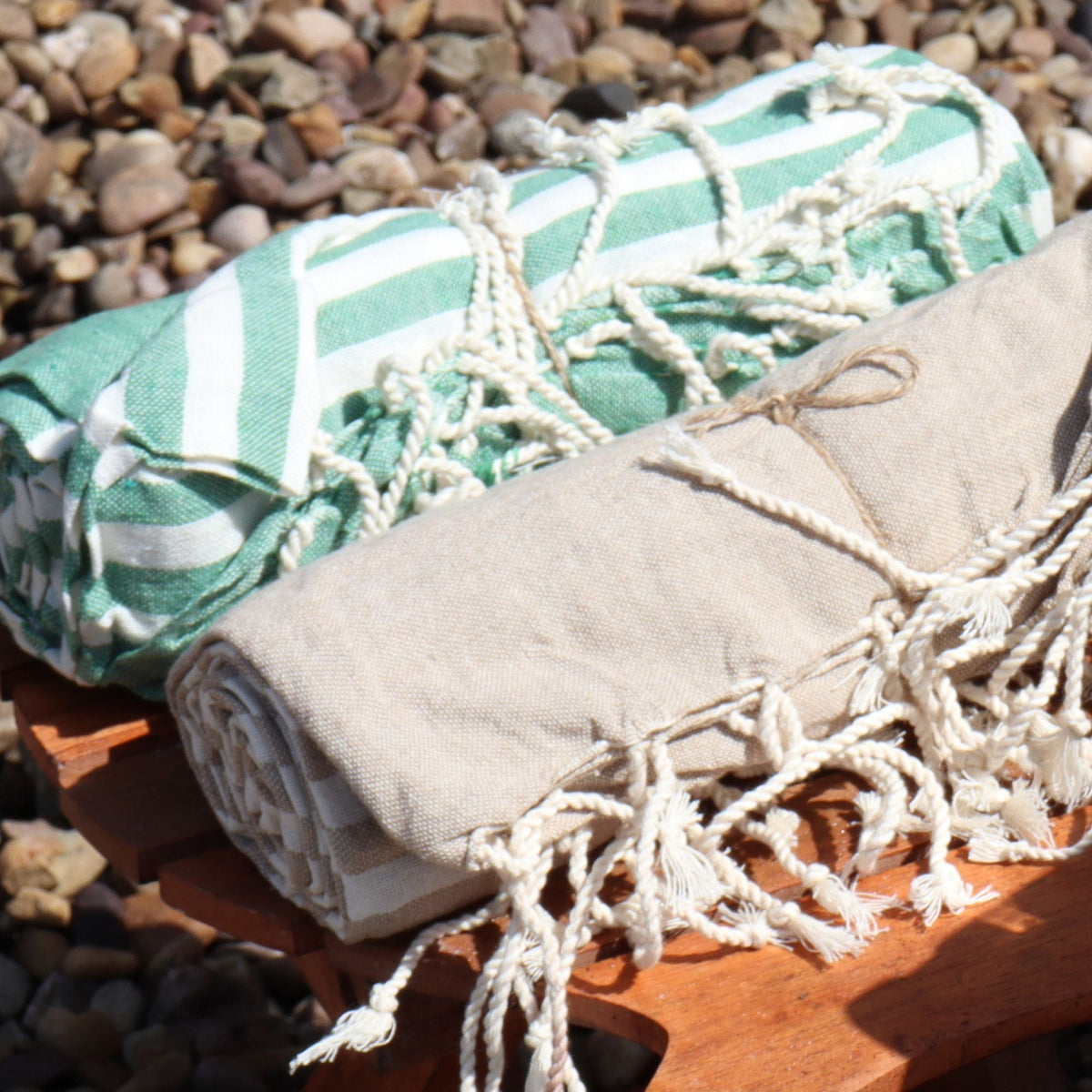 Cotton Pario Throw - 100X180 cm - Warm Sand-3