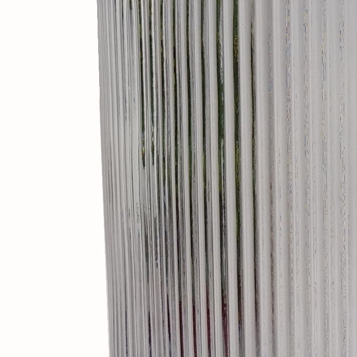 Glass Vase Clear Ridged Glass Vase 31cm Botanik-4