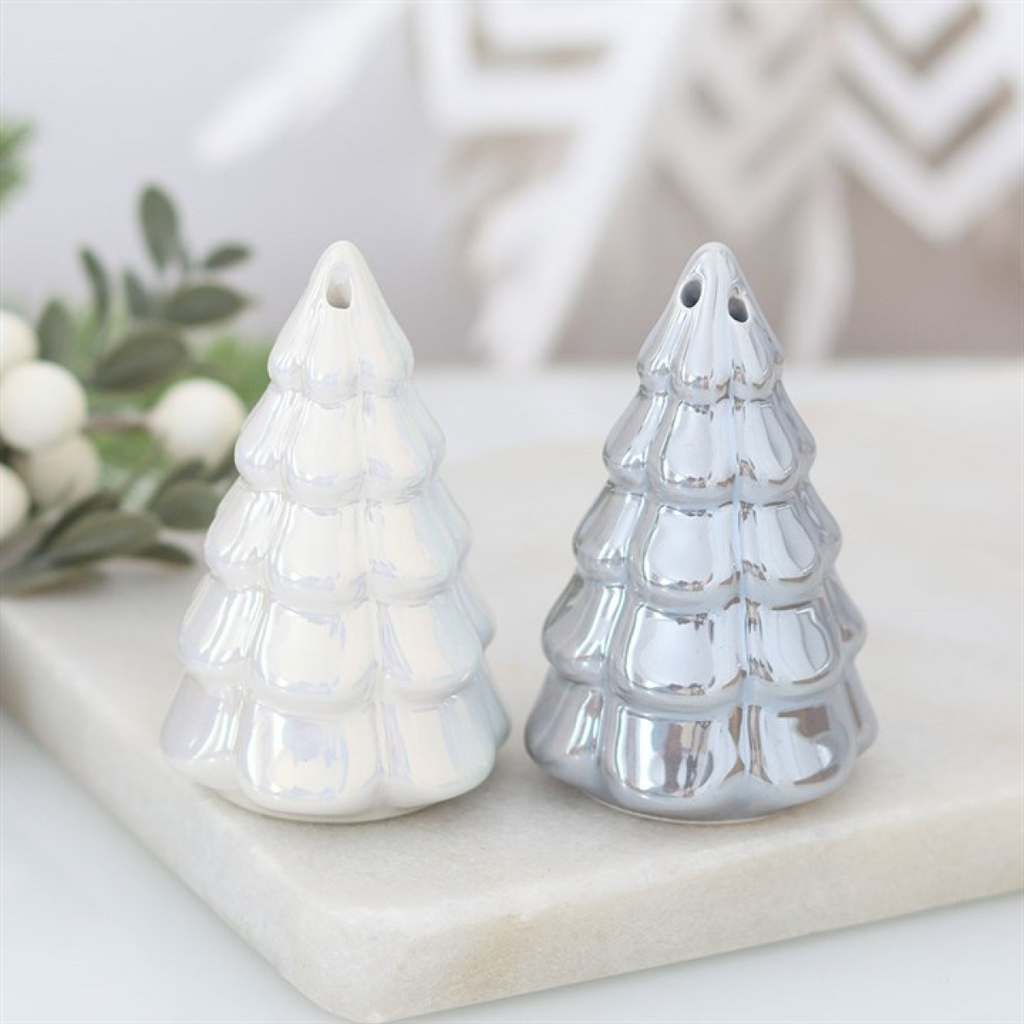 Iridescent Fir Tree Salt and Pepper Shakers-3