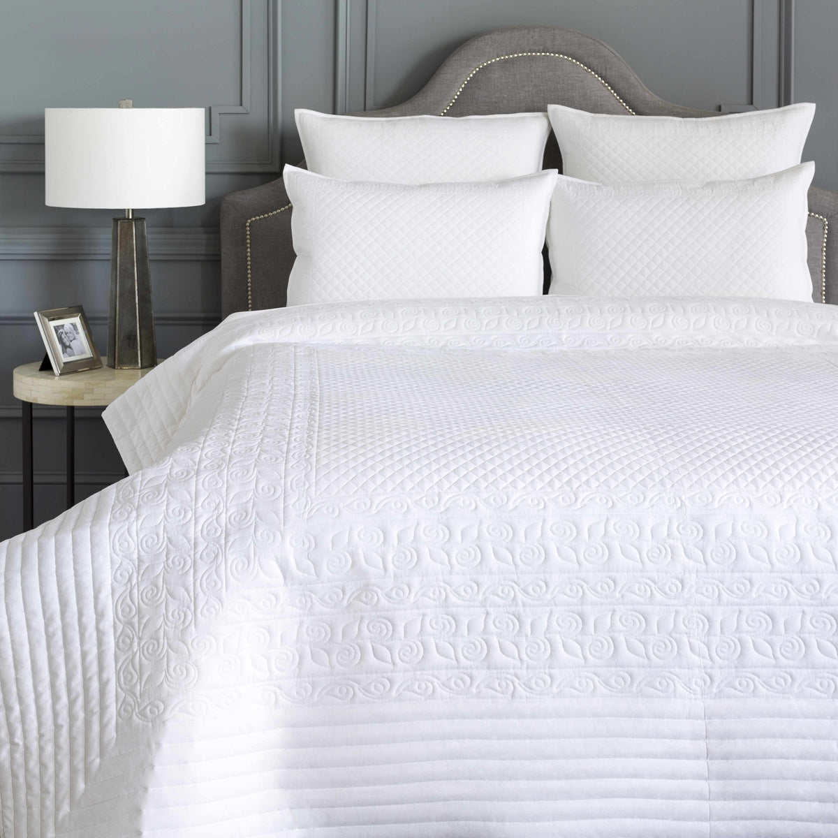 The White Hotel Luxe Bedding With Pillows